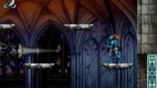 Castlevania PoR Old Axe Armor Hard Lvl. 1 Boss 1 Dullahan (No Damage, No Subweapons)