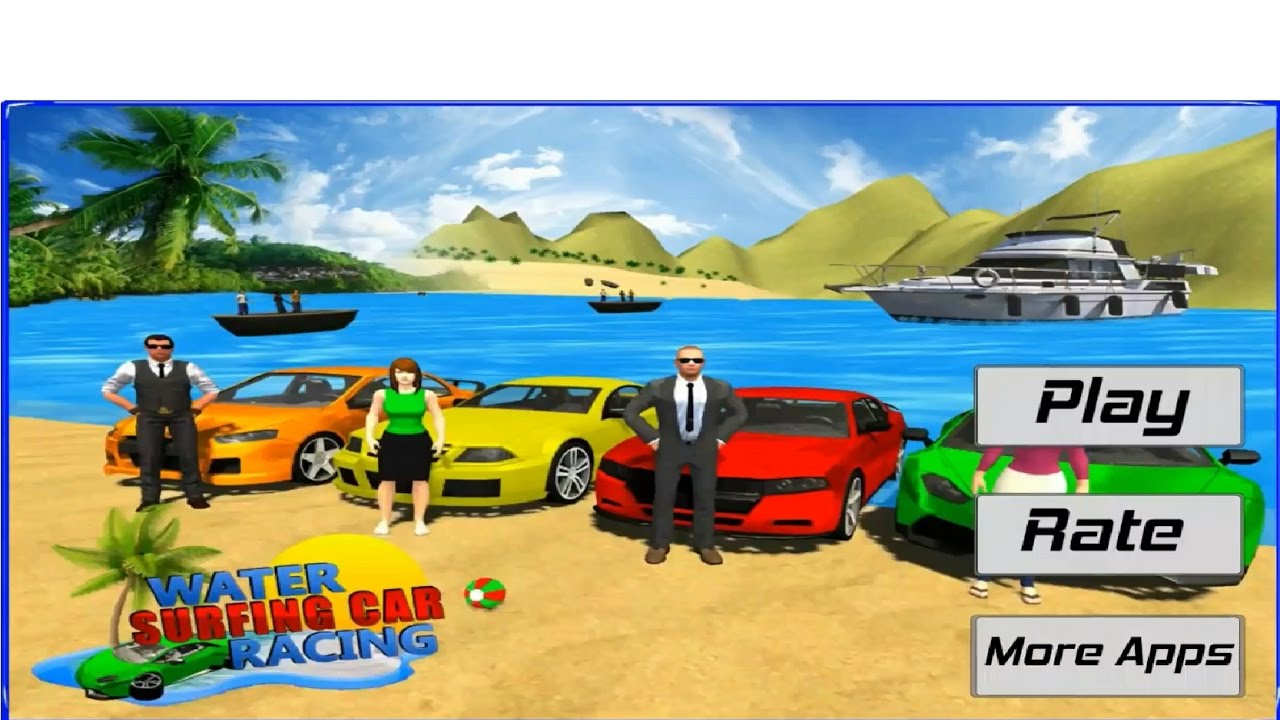 Water Surfing Car Racing 3D - Android Gameplay