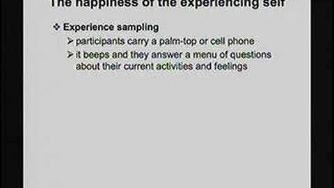 Explorations of the Mind: Well-Being with Daniel Kahneman