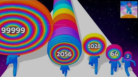 LAYER MAN 3D - ASMR GameplayiOS, Android Walkthrough Pro Game Mobile (Level Up Big Head Man Run)