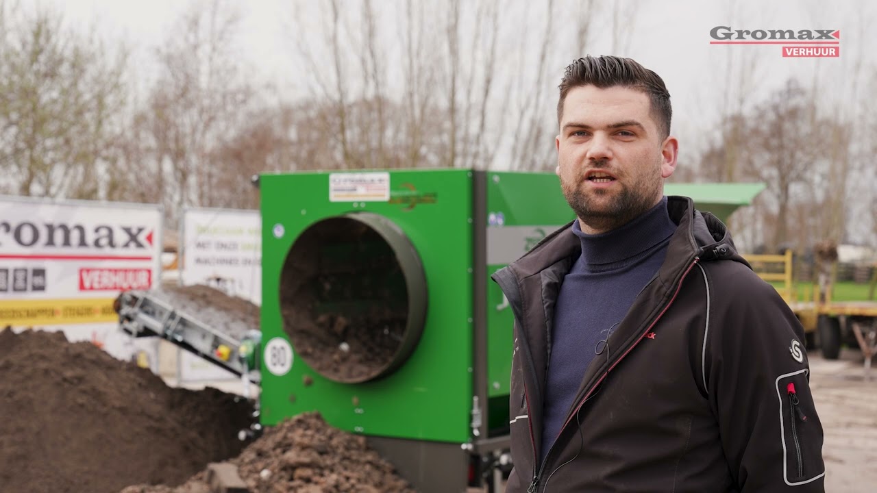 Uitleg Zemmler MS 1000 Grondzeef voor het duurzaam zeven op locatie van o.a. grond, zand en grind.