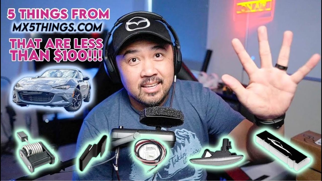 5 вещей с сайта MX5things.com стоимостью менее 100 долларов