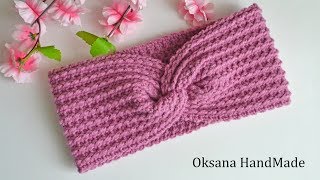 :    . crochet headband