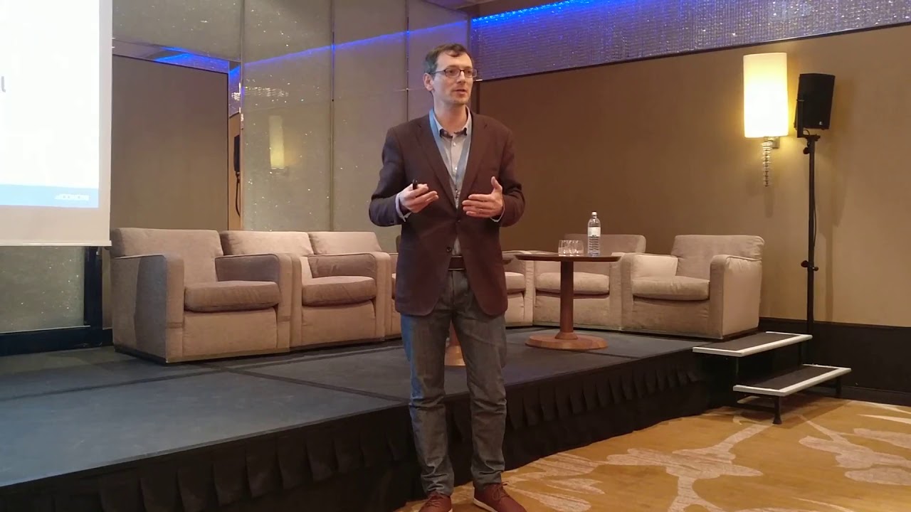 Matej Tomazin Keynote ICONOMI Meet the Manager event Vienna 14 02 2018