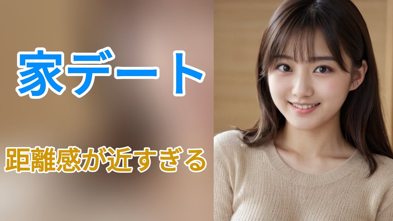 【AI美女】週末の家デート、リラックスした彼女の距離感が近すぎる Vol.39 