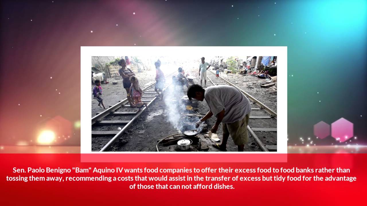 Bam Aquino wishes to create food financial institutions for the inadequate