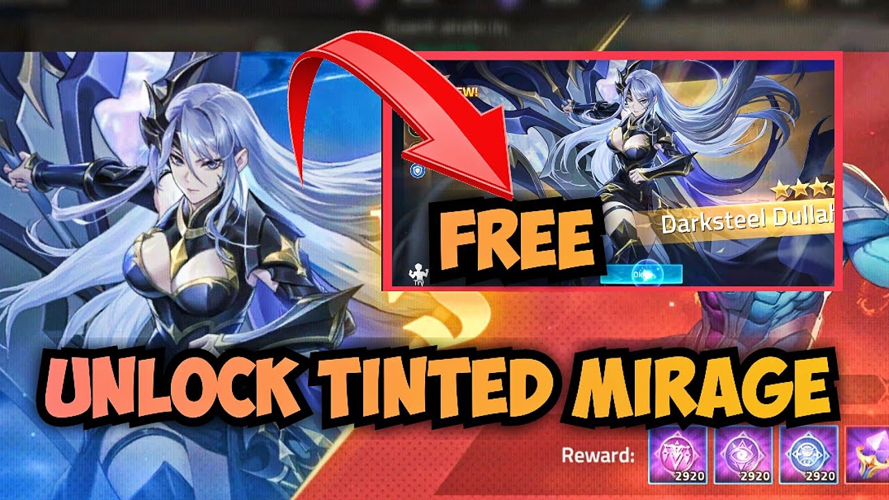 FREE NEW HERO‼️UNLOCK TINTED MIRAGE | Mobile Legends: Adventure