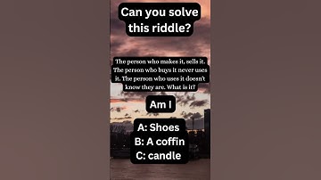 Can you solve this riddle?
