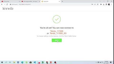 Cài thực hành: Hướng dẫn cấu hình Router Wifi Tenda