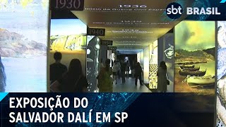 Museu abre exposição dedicada à vida de Salvador Dalí | SBT Brasil (01/05/24)