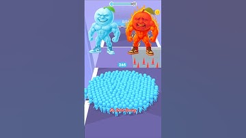 💯 Count Master INSANE Battle 💥❄️🔥 #shortsfunny #shortsgame #funnyvideo #viralshorts #gameplay