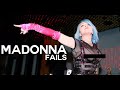 Madonna - RARE fails, funny moments, technical problems | 2020 Edition