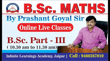 B.Sc.  3rd Year  Complex Analysis (Lecture-09)