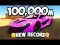 I reached 100000 meters using this secret method in a dusty trip roblox