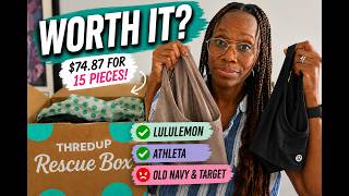 I Bought the Activewear ThredUp Rescue Box...Worth It