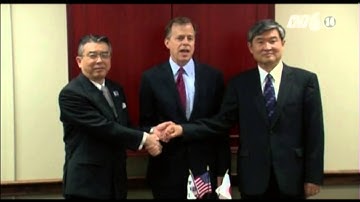 VTC14_Mỹ - Nhật - Hàn thảo luận về tình hình bán đảo Triều Tiên
