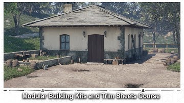 Unreal Engine 5 - Modular Building Kits and Trim Sheets Course