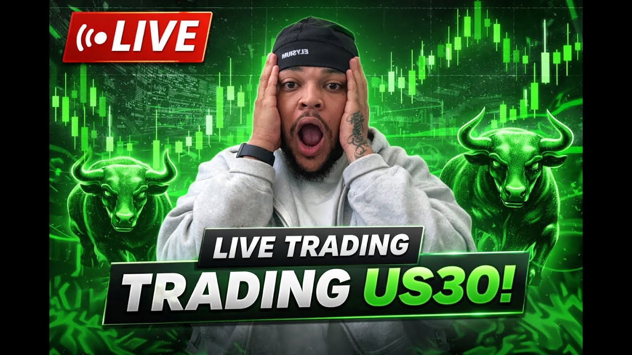 LIVE TRADING US30 | +320 POINT WIN