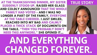 At Thanksgiving Dinner, My Sister Announced, “You’re No Longer Family.” So I… | Home Stories screenshot 4