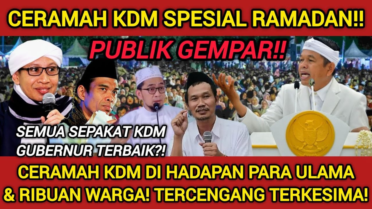 BUYA YAHYA DAN UST. ADI HIDAYAT TAKJUB CERAMAH KDM LEBIH HEBAT DARI ULAMA MUI?! SAFARI RAMADHAN!!