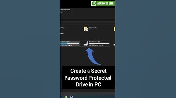 Create a Secret & Password Protected Drive in PC #tech #password #cybersecurity #datasecurity