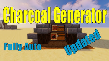 Minecraft Automatic Charcoal Generator | Coal Farm | Java & Bedrock  1.17+