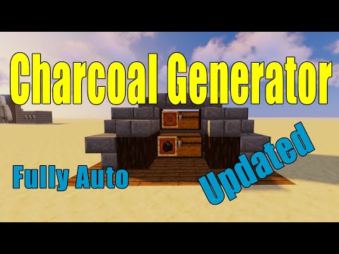 Minecraft Automatic Charcoal Generator | Coal Farm | Java & Bedrock  1.17+ thumbnail