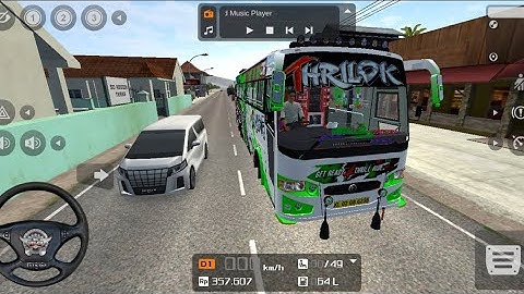 BMR Boss Thrilok Bus mod for bus Simulator Indonesia game video # gaming