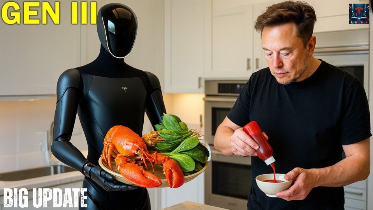 It’s Official! Tesla Bot Gen 3 Now Acts as Your Trainer, Driver & Chef Elon Musk Unveils INSANE Demo