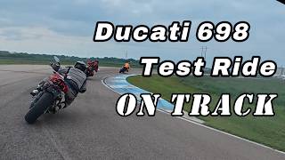 Ducati 698 Onboard Test Ride on the Track