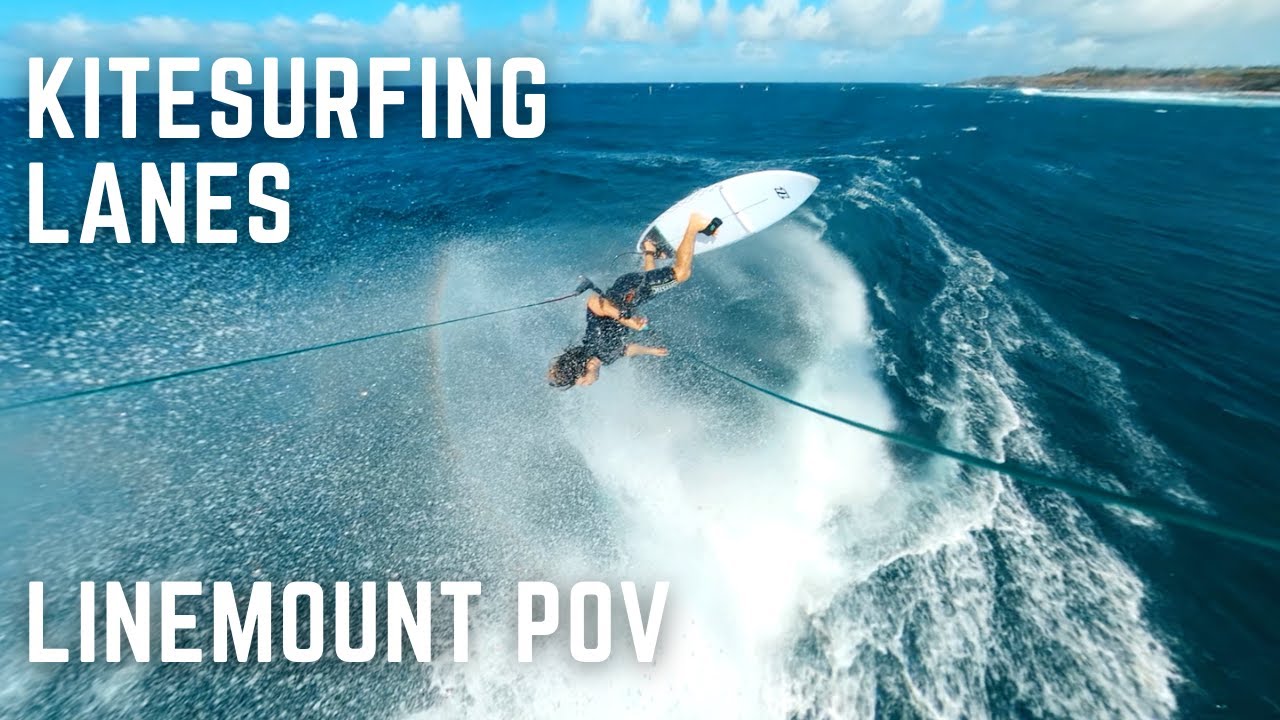 Kitesurfing Lanes - Linemount POV - Jesse Richman