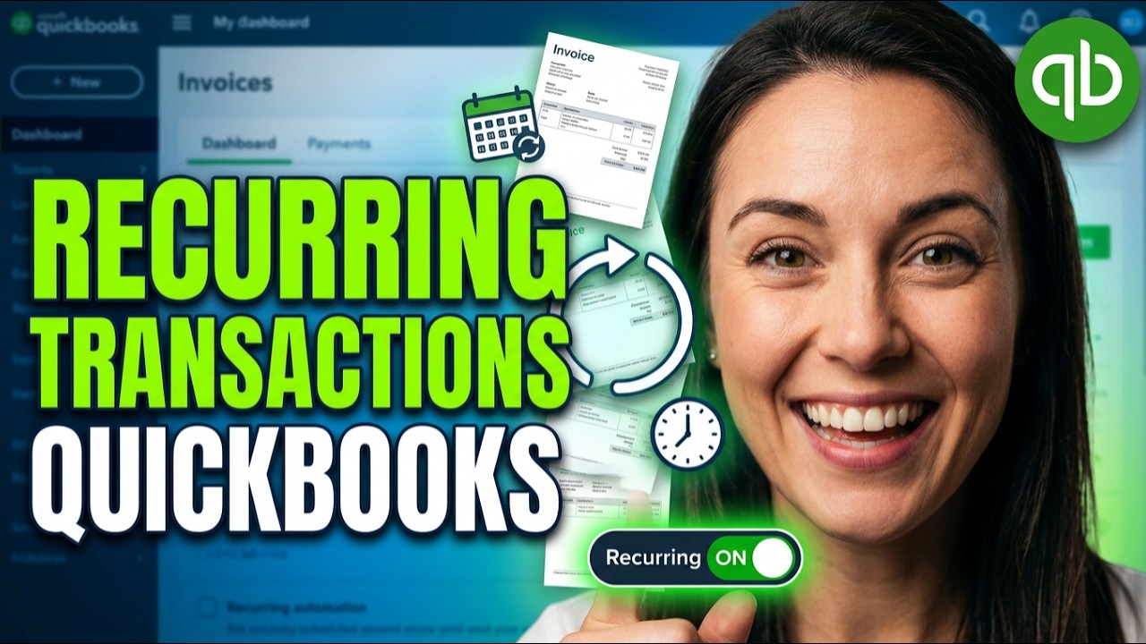 Set Recurring Transactions in QuickBooks [Fast-Track] - YouTube