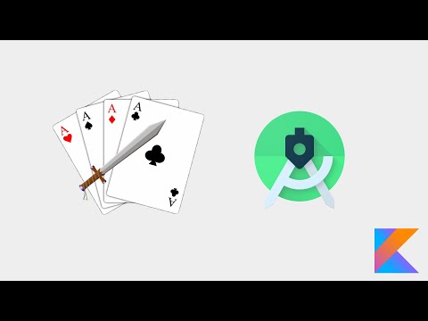 Develop simple War card game in Android Studio using Kotlin