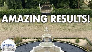 AMAZING RESULTS! 🤩 Chateau Fountain Garden Progress