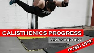 Preparing for the Push Up 360 Horizontally - Calisthenics Workout