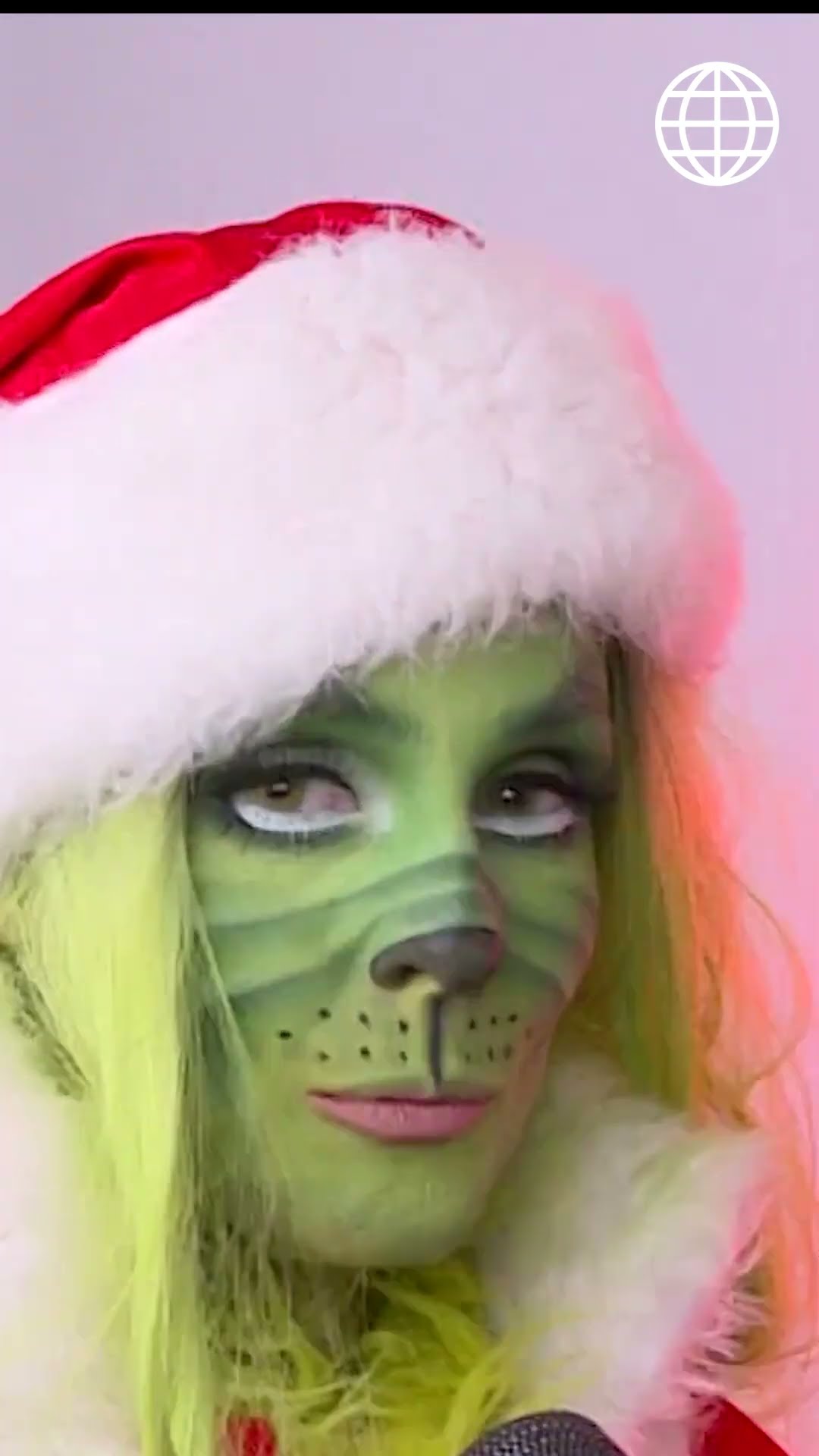 MÁS ESPECTÁCULOS |  Rebeca's transformation into the Grinch | #Shorts
