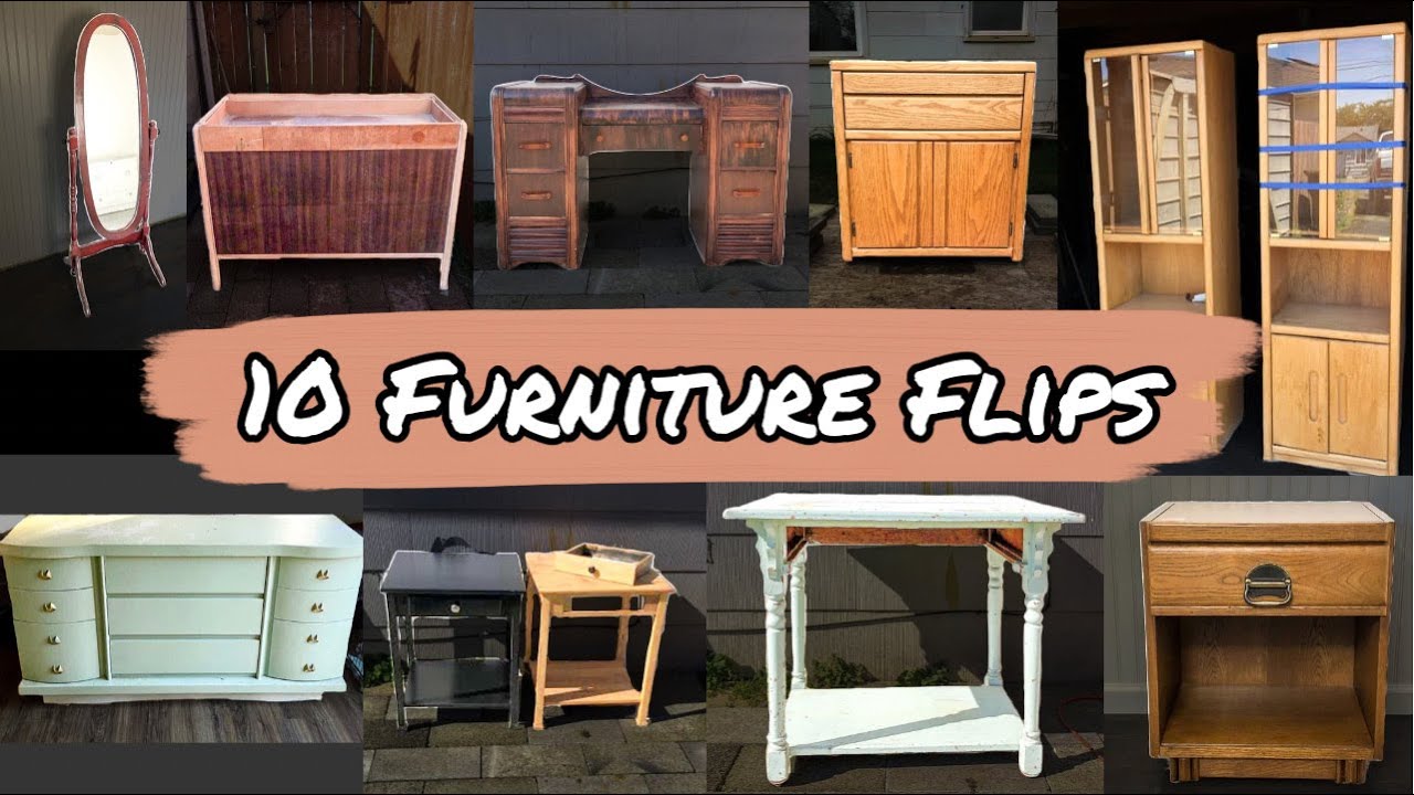 10 Extreme Furniture Flips DIY Furniture Makeover (Ep. 1) YouTube