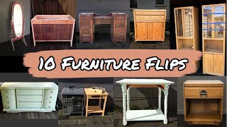 10 Extreme Furniture Flips | DIY Furniture Makeover (Ep. 1)