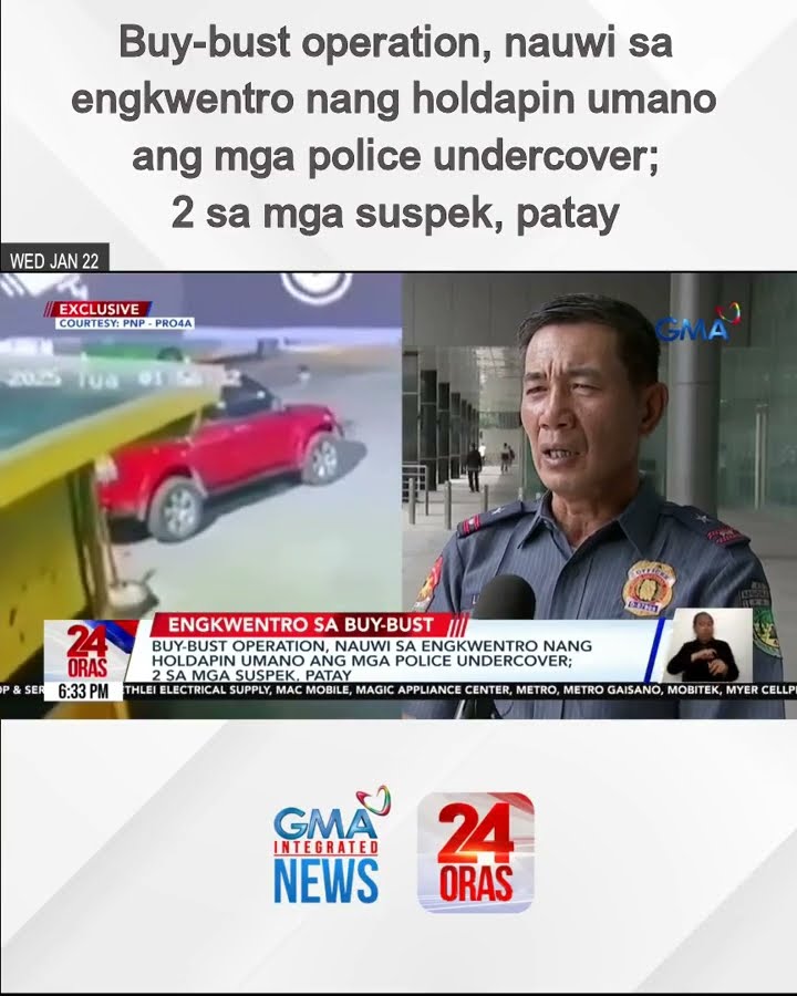 Buy-bust operation, nauwi sa engkwentro nang holdapin umano ang mga police undercover | 24 Oras