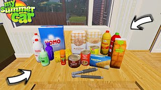 NEW FOODS AND ITEMS IN TEIMO'S SHOP - EXPANDED SHOP MOD | My Summer Car Mod #20