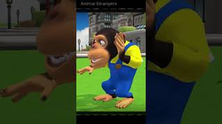 Helps 🐒 baboon life in danger || Goat attack || Monkey ran away to save his life. Ep9