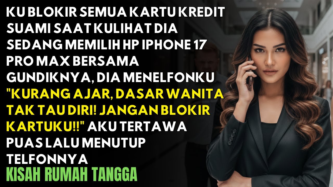 SUAMI BELI IPHONE BUAT PELAKOR, KARTU KU BLOKIR! PULANGNYA DIA NANGIS DENGAN APA YG KU LAKUKAN..