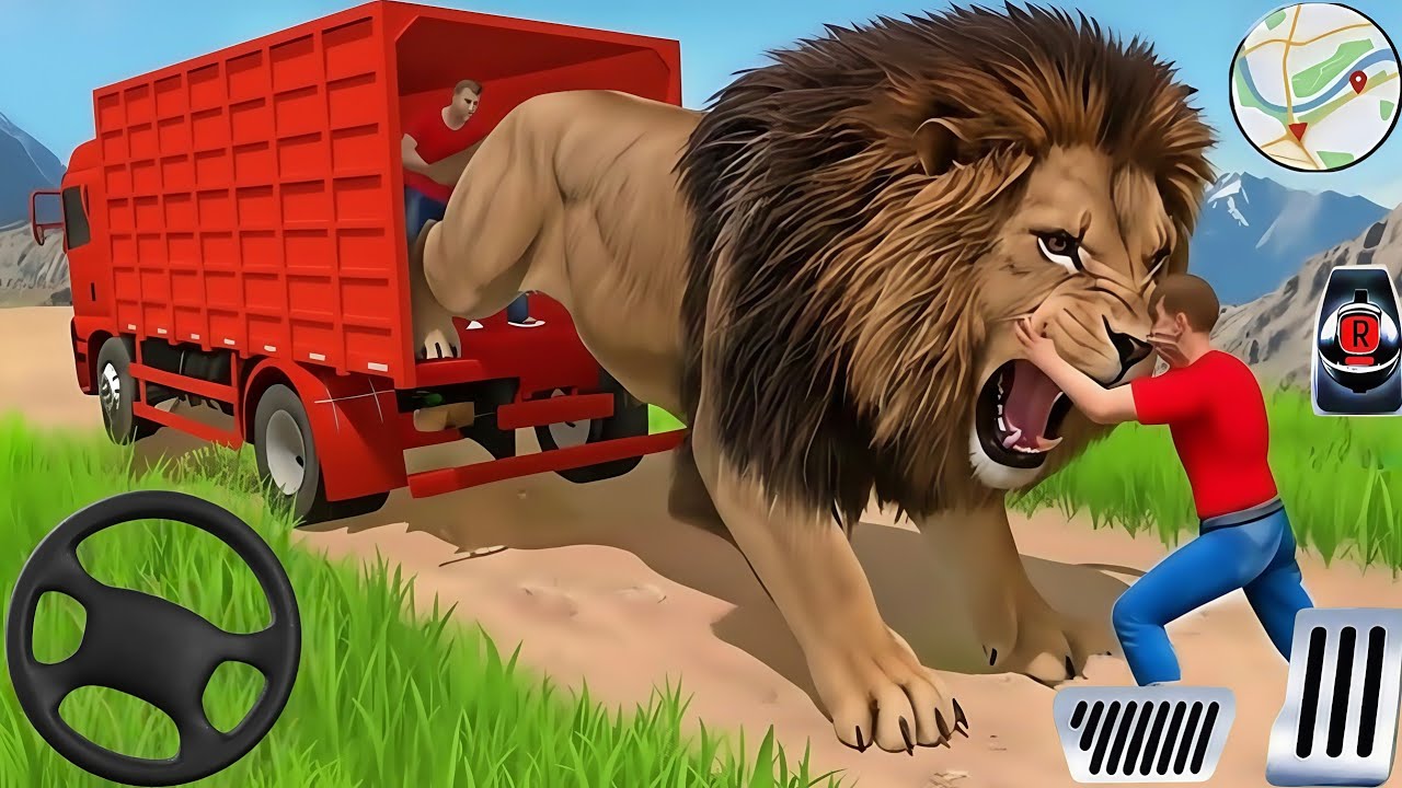 Animal Cargo Truck Driving Game 3D - Animal Transport Cargo Truck 2024 - Android Gameplay