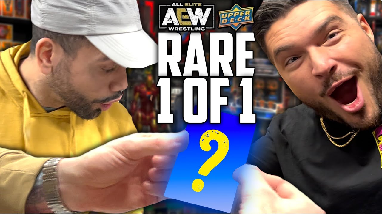 Pulled RARE 1 of 1 AEW Trading Card • Toy Hunt Vlog • Ethan Page
