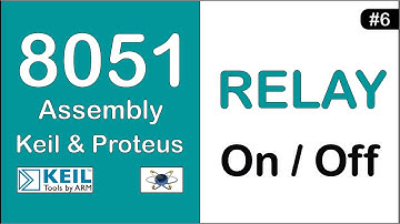 Interfacing of relay with 8051 | Keil & Proteus | ProjeXonic