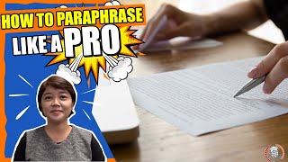 How To Paraphrase Like A Pro in 6 Easy Steps