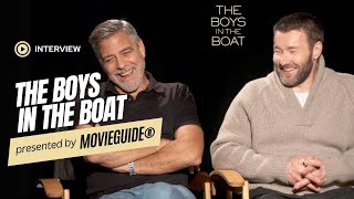 "It's a Beautiful Story" George Clooney and Cast Talk About Making THE BOYS IN THE BOAT