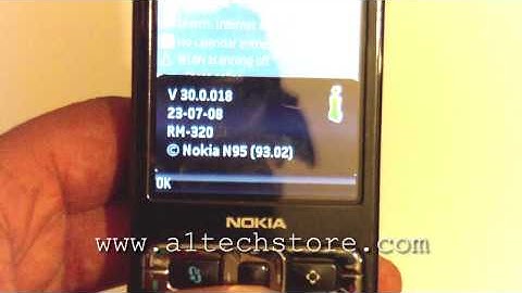 www.a1techstore.com  video showing how to check firmware version on Nokia Mobile Phones