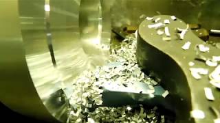 Adapterplatte Drehen Mit Drehmaschine Von Beling Und Lübke Model So36