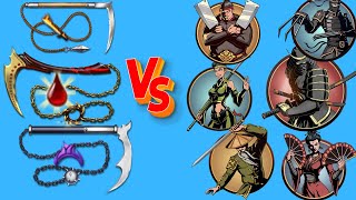 Shadow Fight 2 Blood Reaper Vs Kusarigama Vs Heavy Kusarigama
